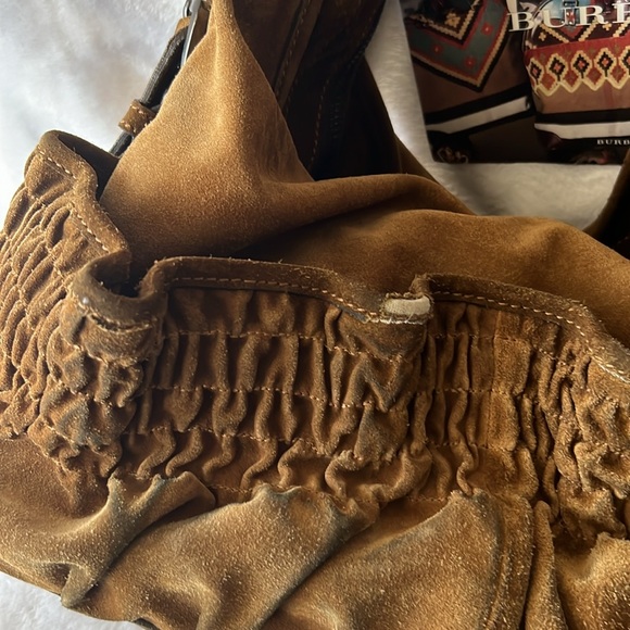 Burberry Authentic Suede Shoulderbag Fire - Picture 8 of 17